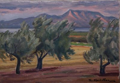 Nature — Oil painting, Canvas, 50.00×35.00cm — Theodoros Markellos