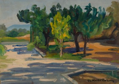 Trees from Barranca Toward the Road — Theodoros Markellos