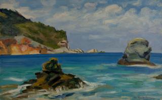 Skopelos Rocks in the Harbor — Theodoros Markellos