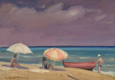Beach with Umbrellas — Theodoros Markellos