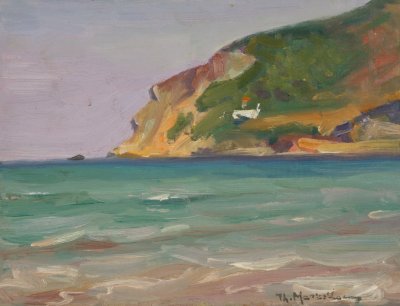 Skopelos, Sea with Rock Across — Theodoros Markellos