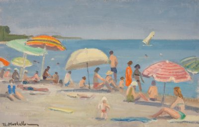 Beach with Umbrellas — Theodoros Markellos