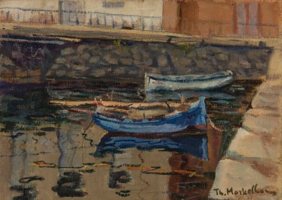 Υδρα διο βαρρκες στον μολο — Theodoros Markellos