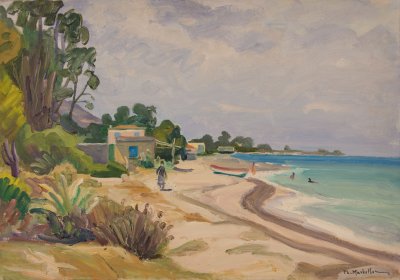Στοη Κορινθιακο,δενδρα αριστερα,θαλασσα δεξια — Theodoros Markellos