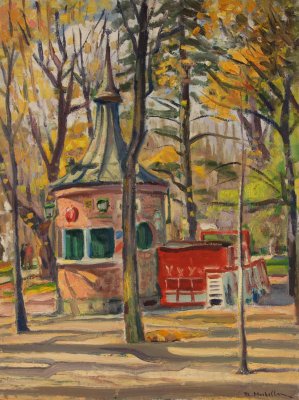 Madrid, Bench in a Park — Theodoros Markellos