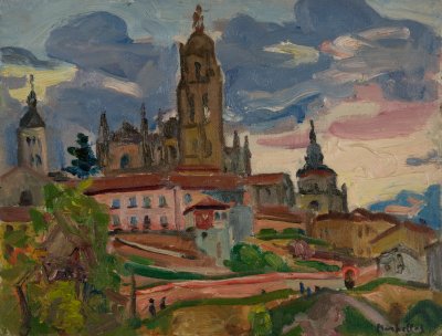 Segovia Cathedral at Sunset — Theodoros Markellos
