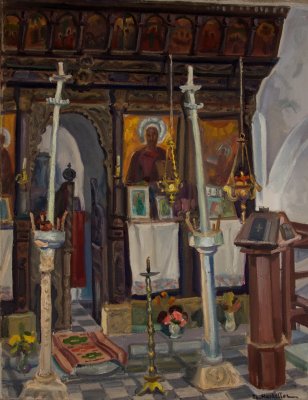 Skyros, Interior of a Church — Theodoros Markellos