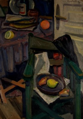 Still Life Blanket on Armchair — Theodoros Markellos