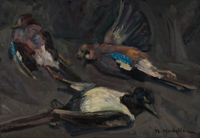 Νεκρη φυση με πουλια — Theodoros Markellos