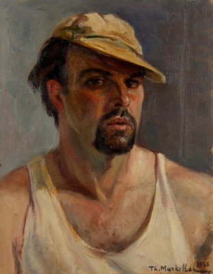 Αυτοπροσοπωγραφια στην Υδρα — Theodoros Markellos