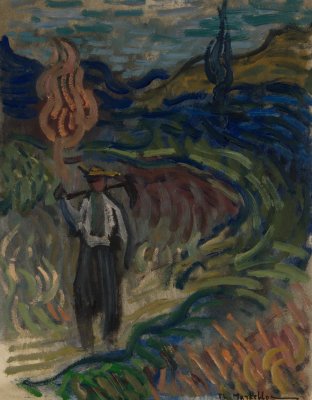 Αγροτης με τεχνικη Βαν-Γκοκ — Theodoros Markellos