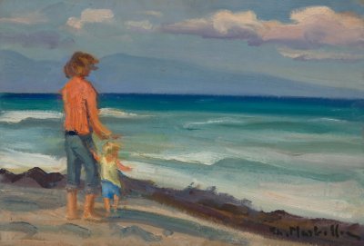 By the Sea, K. with Child — Theodoros Markellos