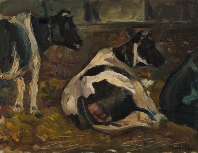 Cows in the Stable, Segovia — Theodoros Markellos