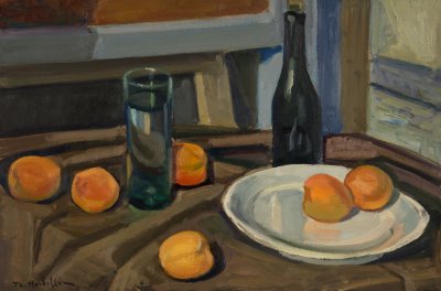Still Life with Apricots — Theodoros Markellos