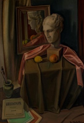 石膏像与苹果 — Theodoros Markellos