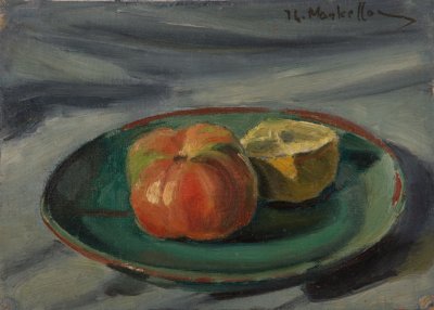Still Life: Tomato and Lemon — Theodoros Markellos
